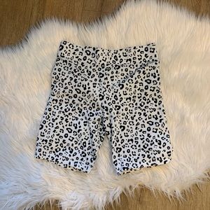 Cheetah Print Biker Shorts